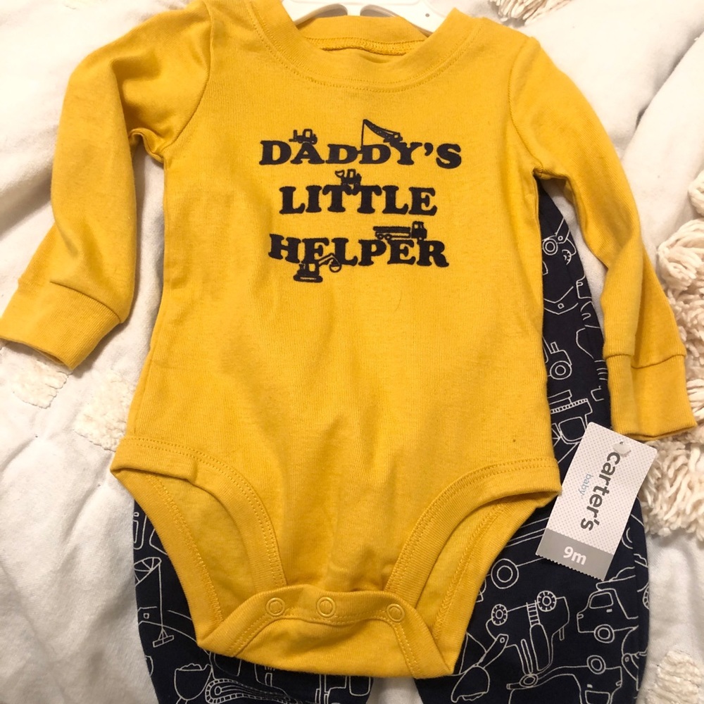 daddy’s little helper long sleeve set.